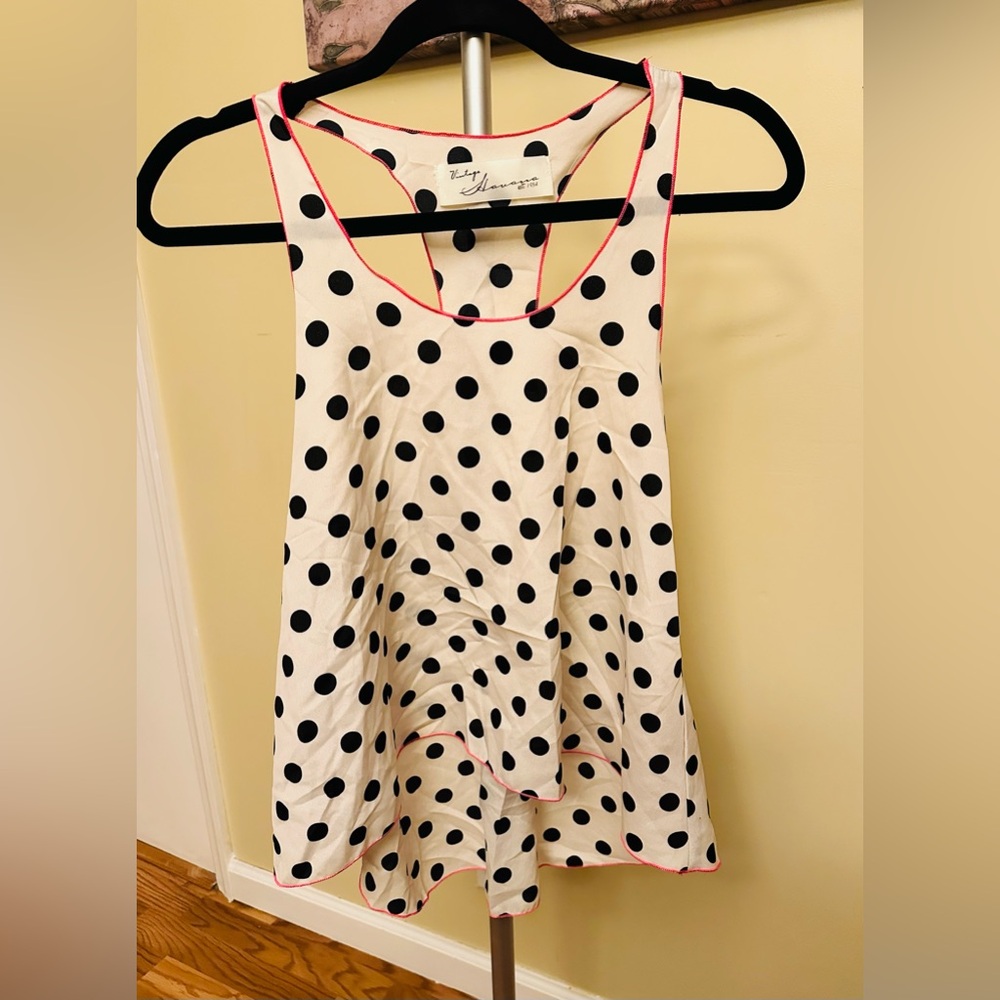 Vintage Havana Polka Dot Sleeveless Top